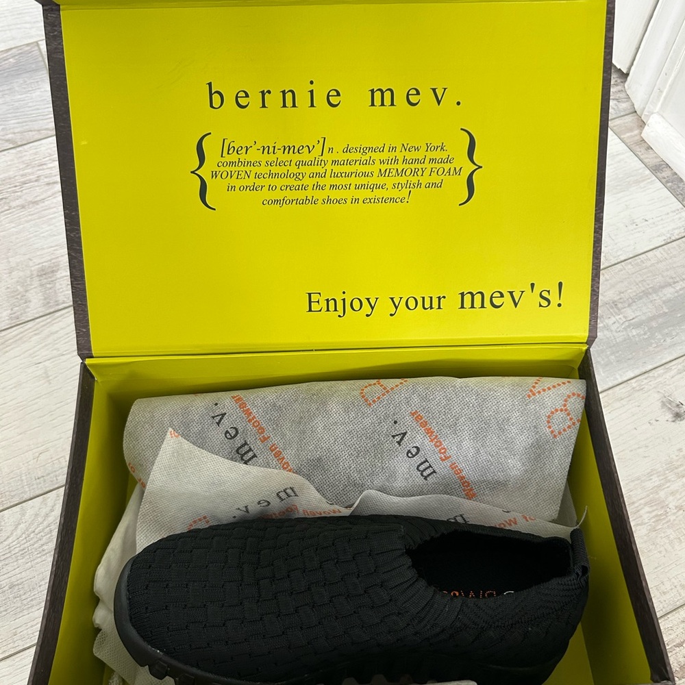 Bernie Mev Black Memory Foam Shoes